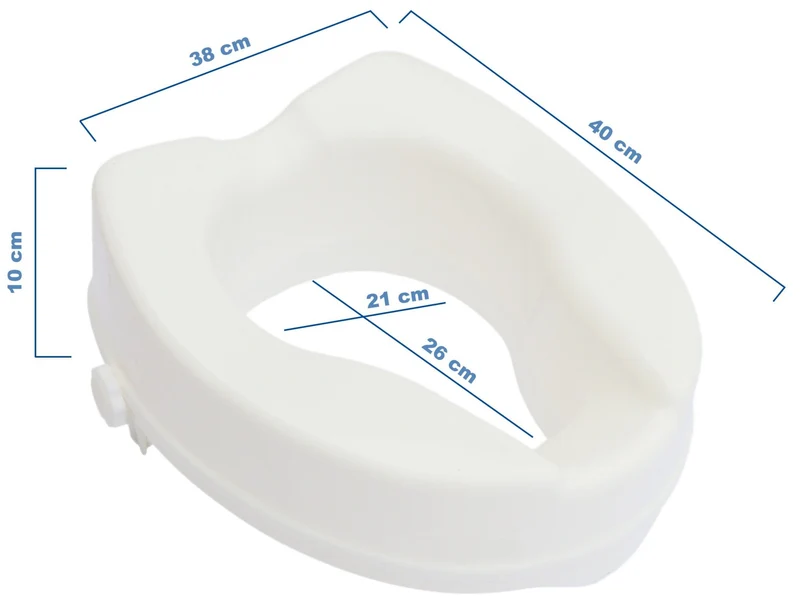 Rehausseur de WC Sans Couvercle 10 cm | Universel
