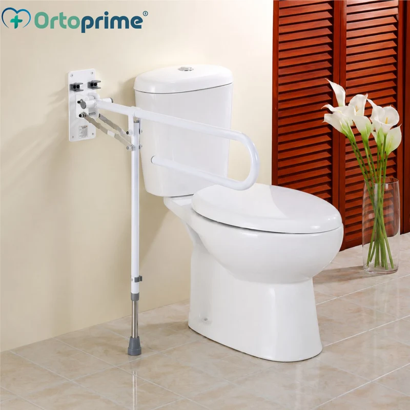 Barre de Soutien Abattable avec Pied | Salle de Bain Adaptée