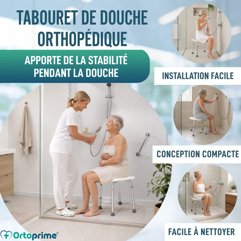 Tabouret de Bain Antidérapant