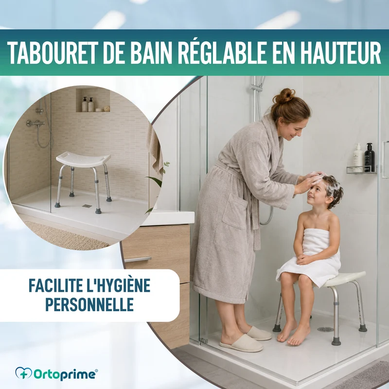 Tabouret de Bain Antidérapant