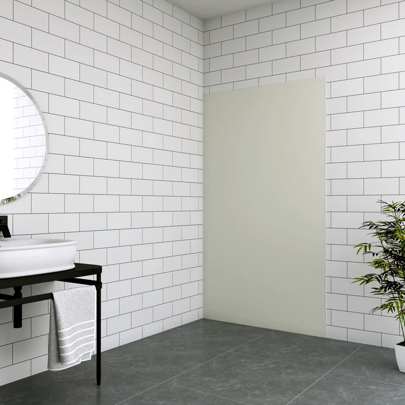 Océan Panneau Mural Étanche Blanc multi-usage | Composite Alu-Plastique | Salle de Bain, Douche, Cuisine | 40 / 80 / 90 / 100 / 120cm