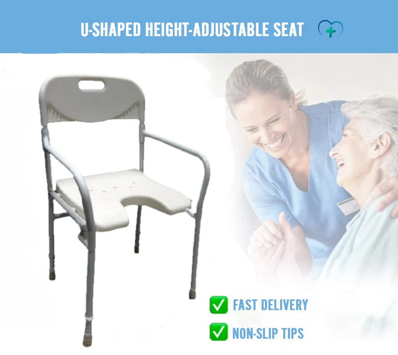 Chaise de Douche Pliante en Forme de U