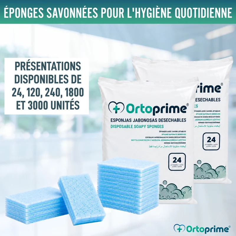 Éponges Jetables pour Bébés et Adultes