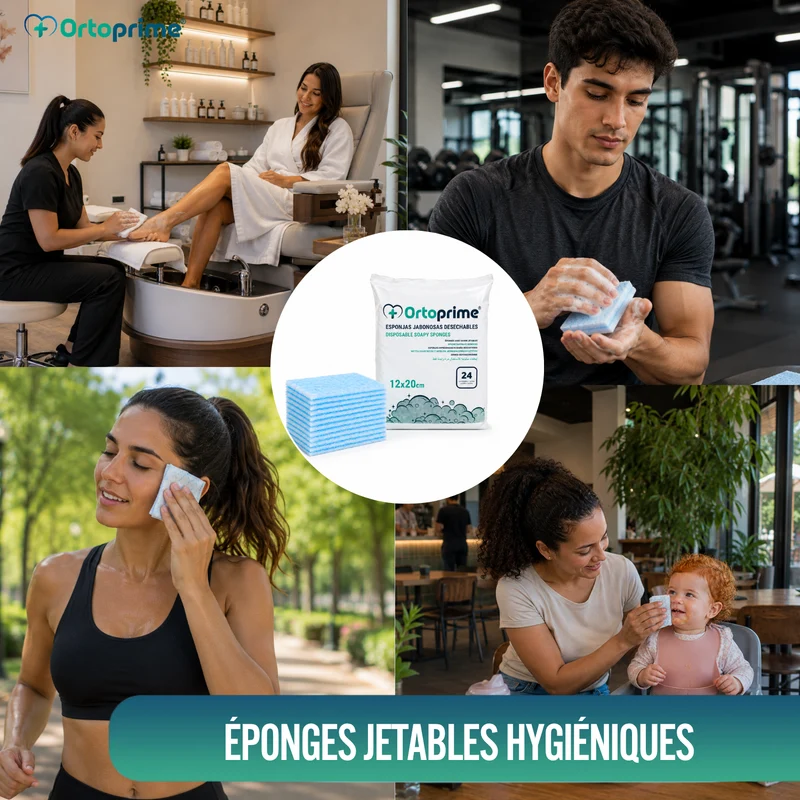 Éponges Jetables pour Bébés et Adultes