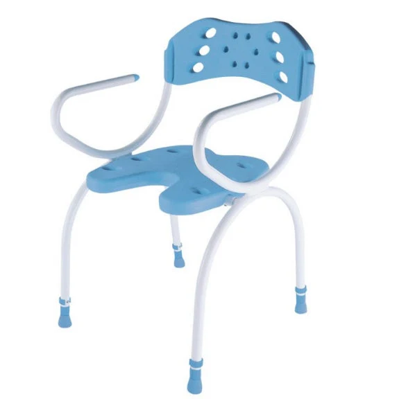 Chaise avec Dossier en forme de U pour Douche