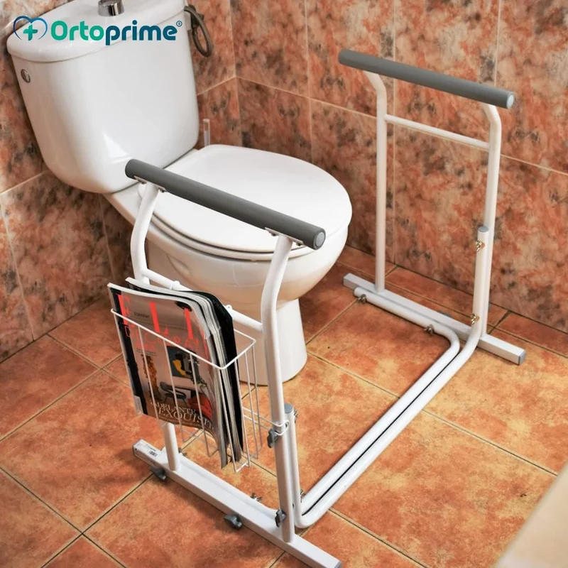 Accoudoirs WC Portables avec Porte-revues