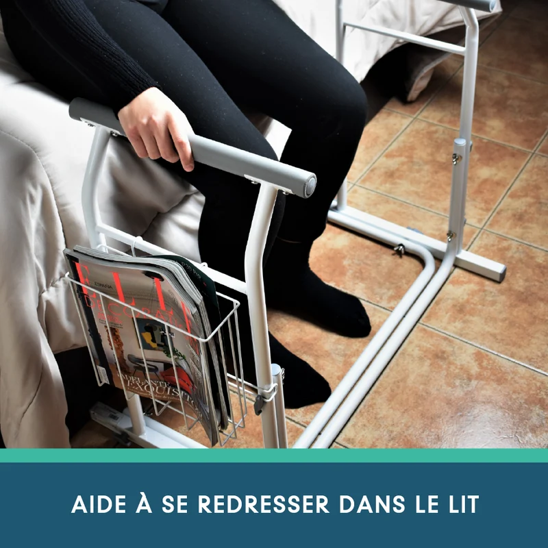 Accoudoirs WC Portables avec Porte-revues
