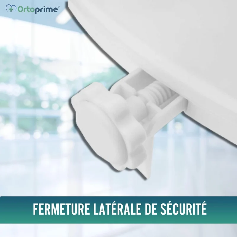 Rehausseur de WC avec Couvercle 10 cm | Universel