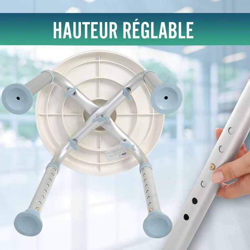 Tabouret de Bain Pivotant
