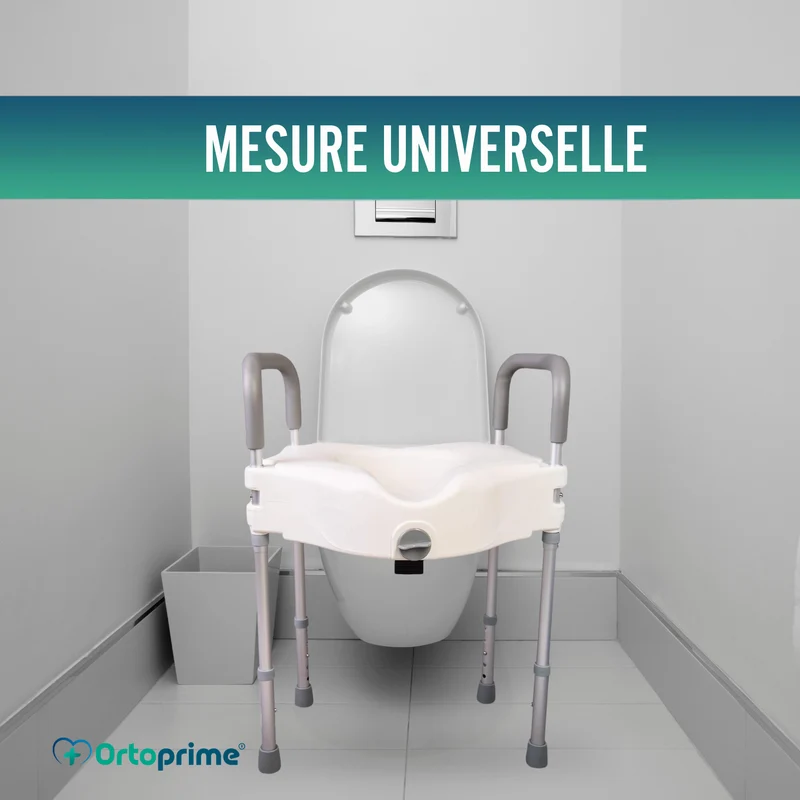 Rehausseur WC 12cm avec Pieds | Universel