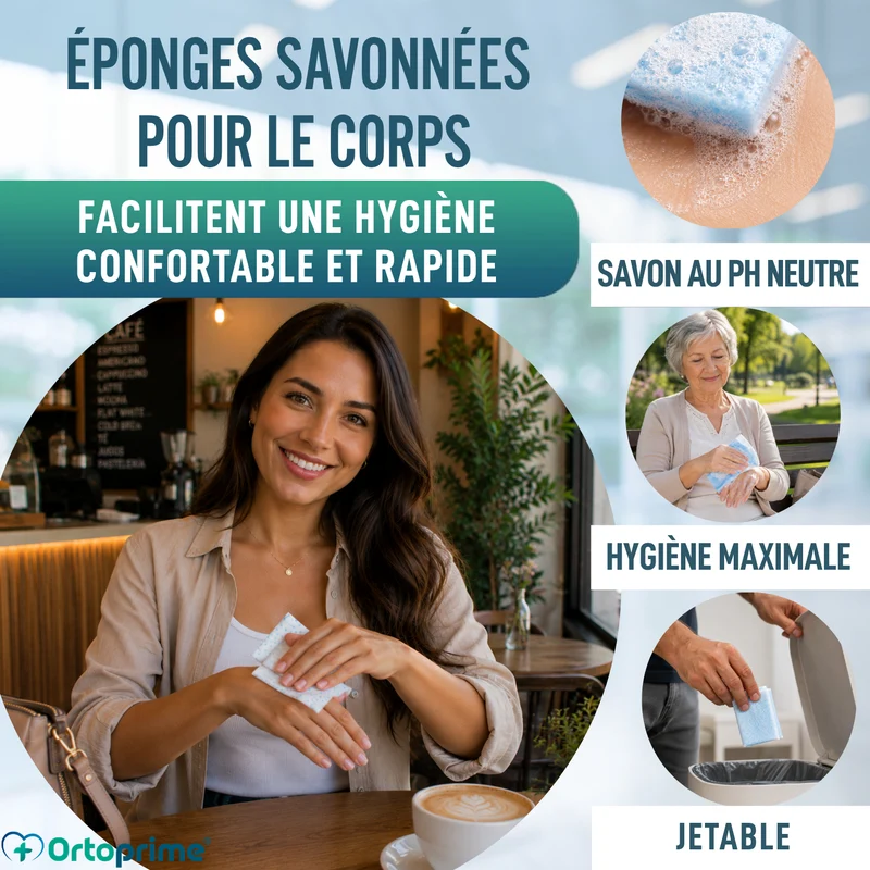 Éponges Jetables Boîte de 1800 Unités