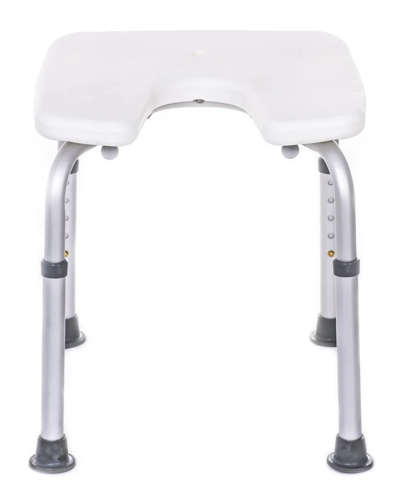 Chaise de Douche en Forme de U avec Accès Hygiénique