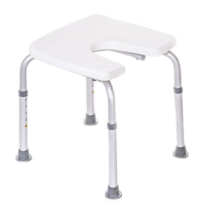 Chaise de Douche en Forme de U avec Accès Hygiénique