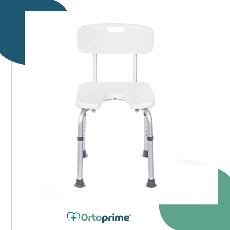Chaise de Douche en Forme de U avec Accès Hygiénique