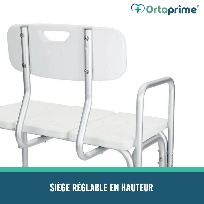 Siège de Baignoire Orthopédique pour Transfert | Banc de Douche Siège Universel
