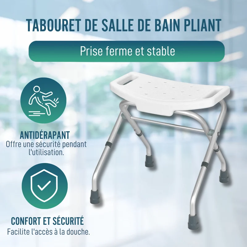 Tabouret de Bain Pliable