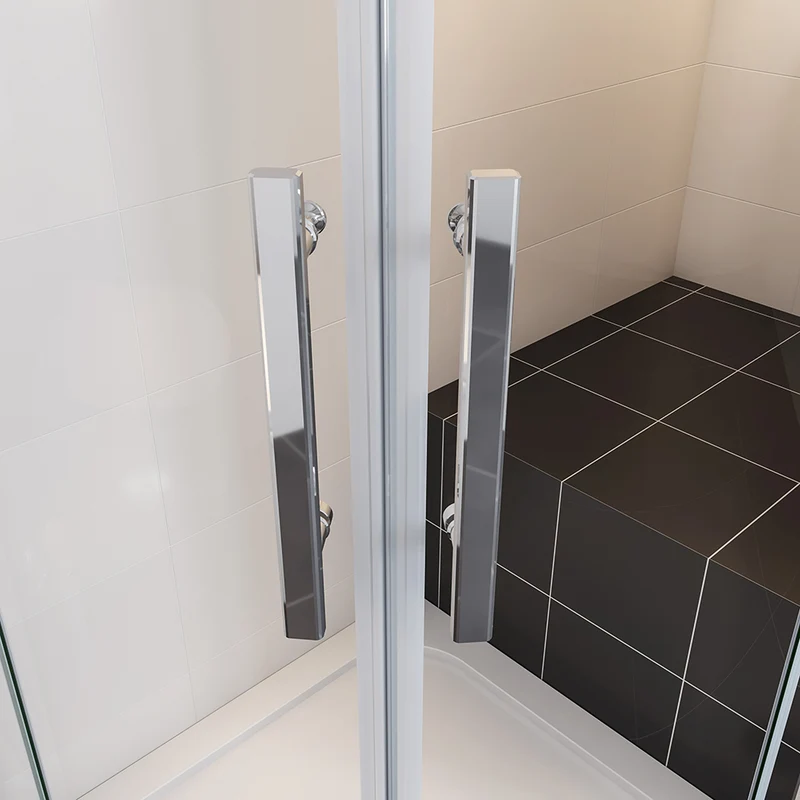 Océan cabine de douche 80x80x195 / 90x90x195cm cabine de douche 1/4 de cercle