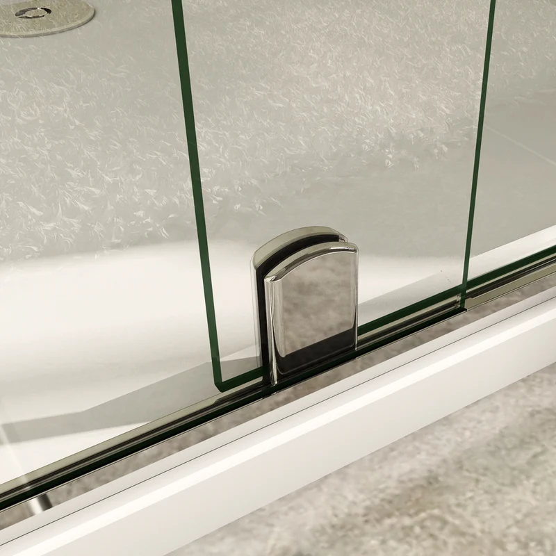 porte de douche 190cm en verre anticalcaire porte coulissante en niche Océan