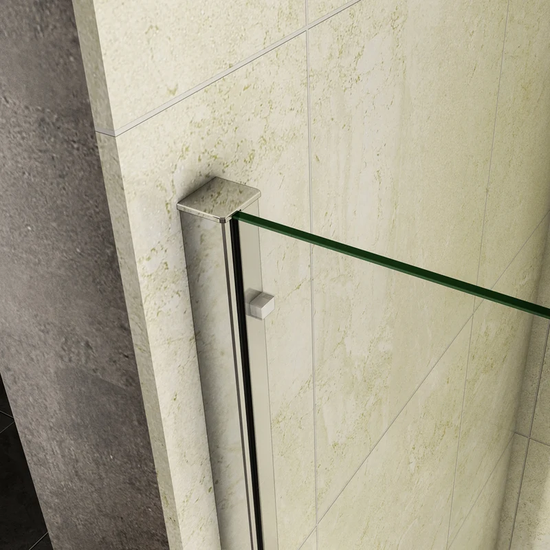 porte de douche 190cm en verre anticalcaire porte coulissante en niche Océan