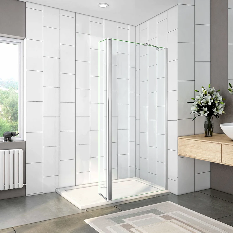 Paroi de douche avec volet pivotant 30 / 40 cm modèle d' Itaroi avec une fixation 45cm