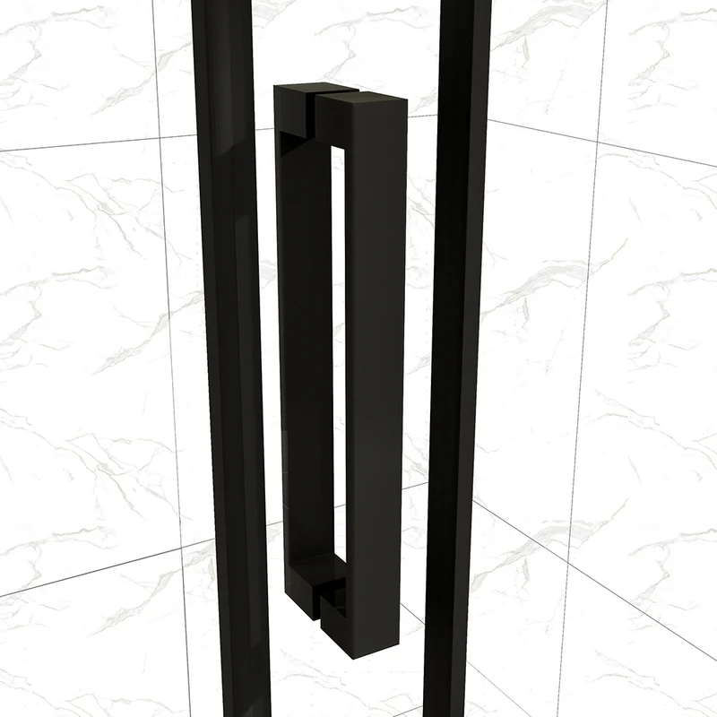 Océan porte de douche 100-120 x 195cm porte de douche soft-close en 8mm verre anticalcaire Océan