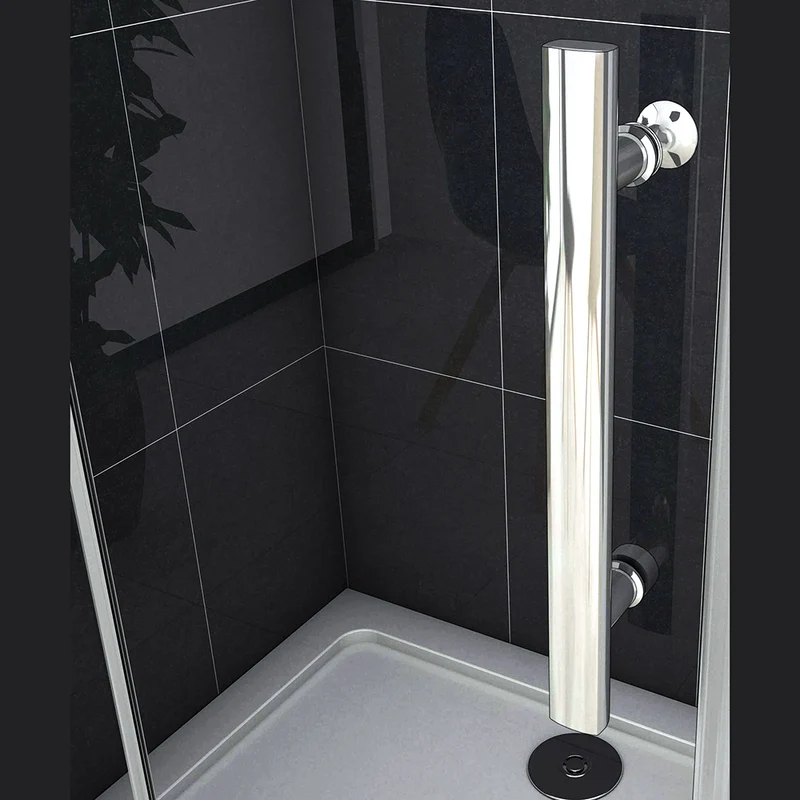 Océan Porte de douche 120 x197cm en 6mm verre anticalcaire insinstallation en niche modèle de Viten