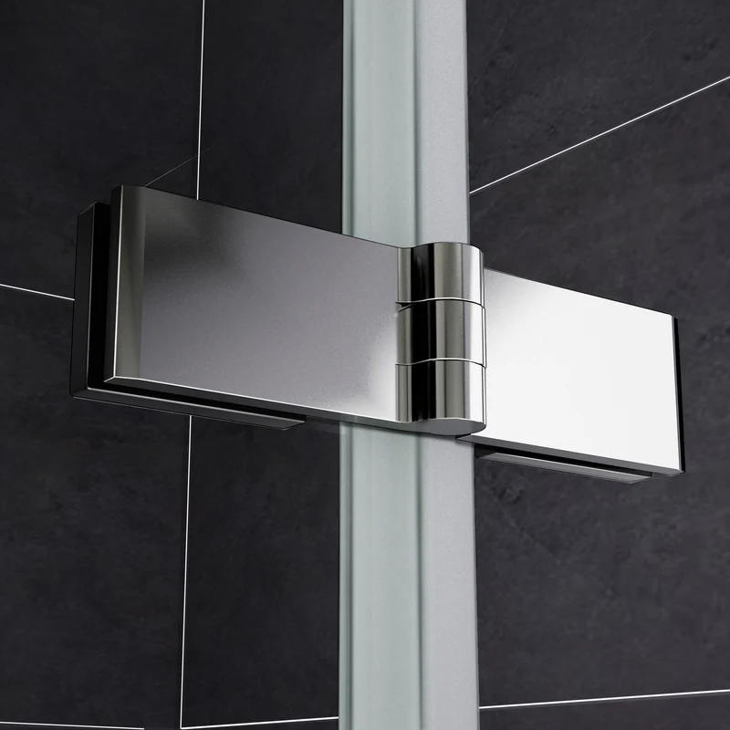 Océan Porte de douche 120 x197cm en 6mm verre anticalcaire insinstallation en niche modèle de Viten