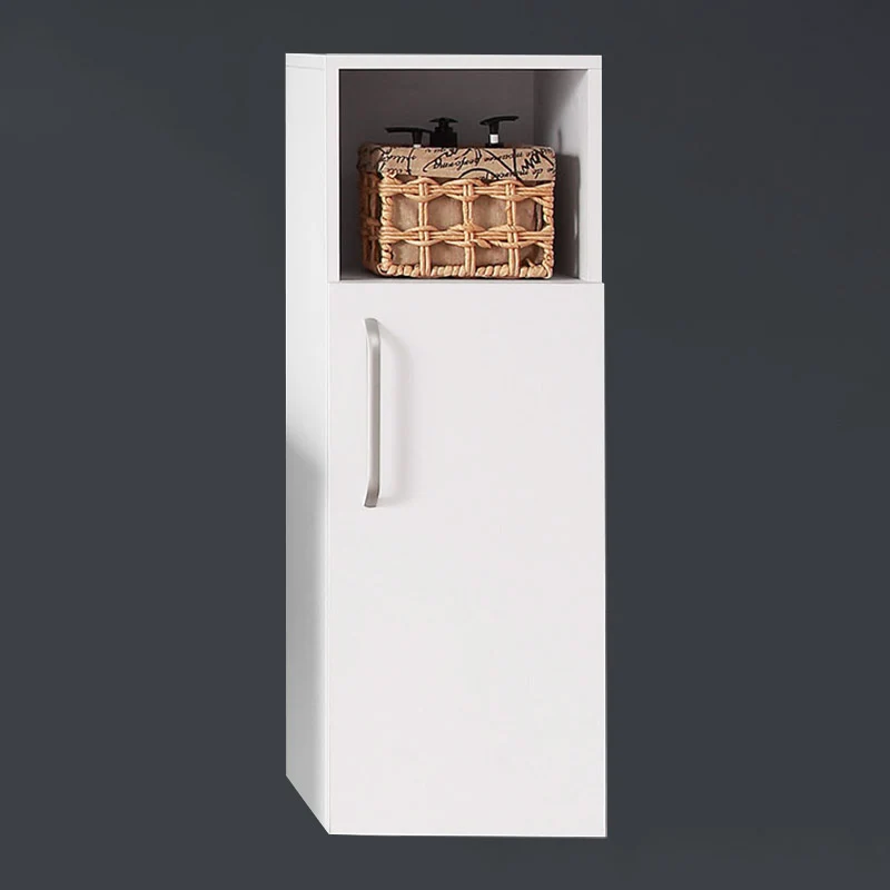 Meuble de salle de bain, colonne de salle de bain, meuble de rangement, placard en MDF Blanc