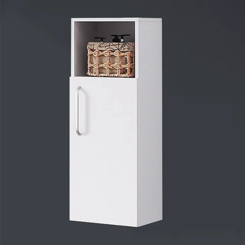 Meuble de salle de bain, colonne de salle de bain, meuble de rangement, placard en MDF Blanc