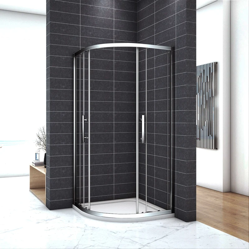 Cabine de douche 185 / 195cm,livré avec un receveur + la bonde + le tuyau modèle de Quantina