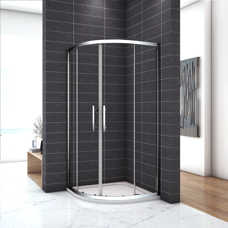 Cabine de douche 185 / 195cm,livré avec un receveur + la bonde + le tuyau modèle de Quantina