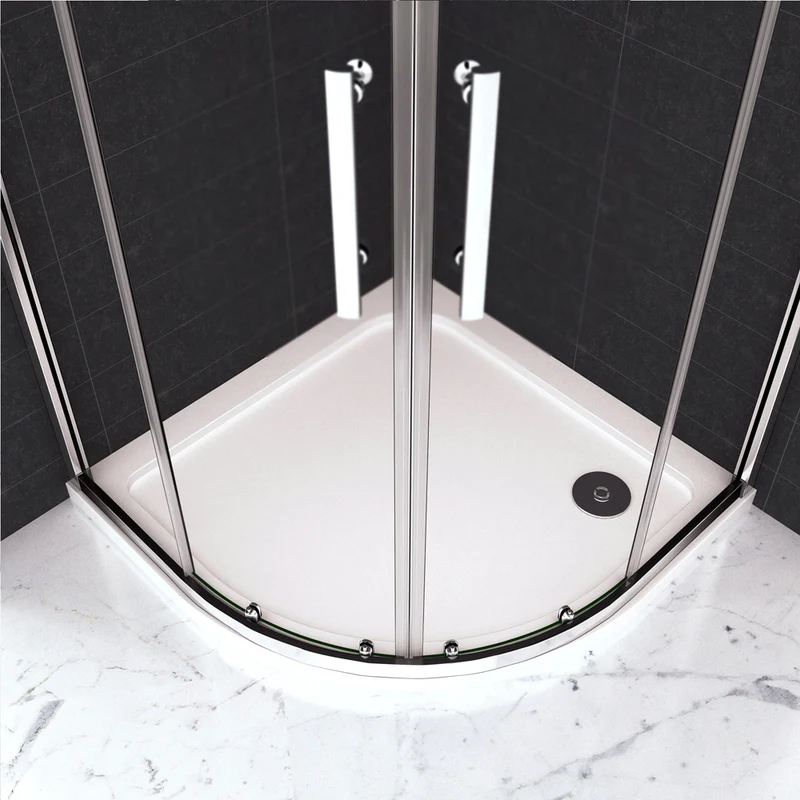 Cabine de douche 185 / 195cm,livré avec un receveur + la bonde + le tuyau modèle de Quantina