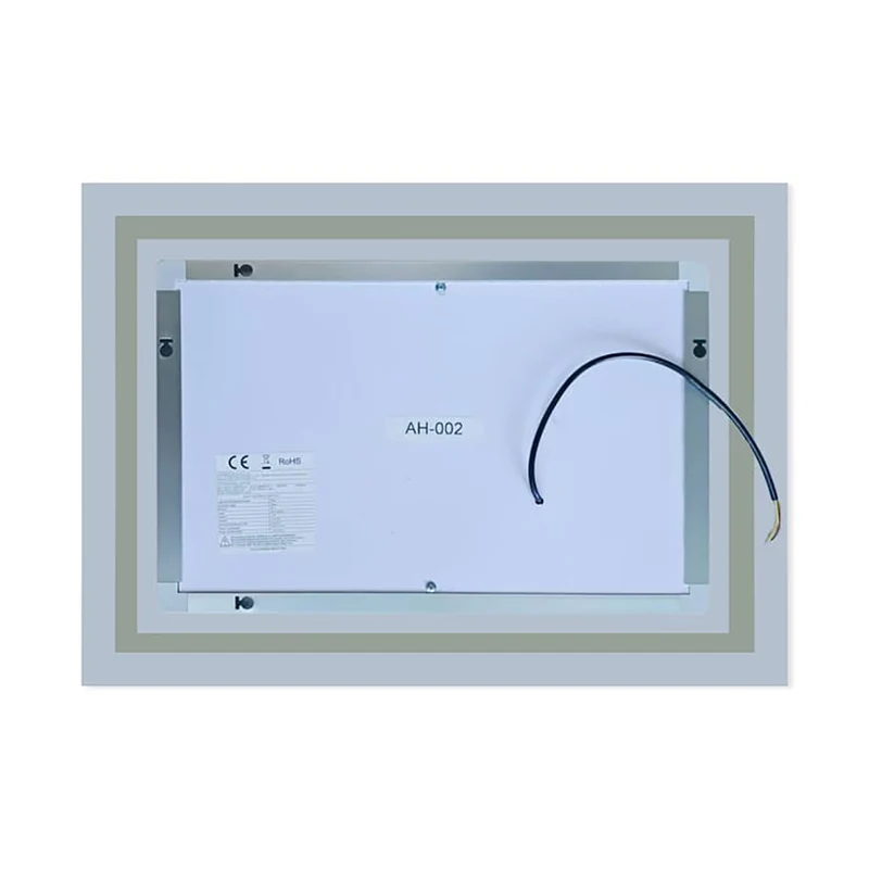 Miroir Led Anti-buée 120x80cm Miroir De Salle De Bain Modèle Classique