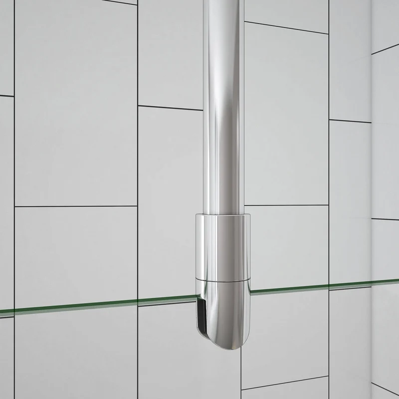 paroi de douche à l'italienne 30-160x200cm 8mm verre anticalcaire livré une barre de fixé à plafond 90-150cm