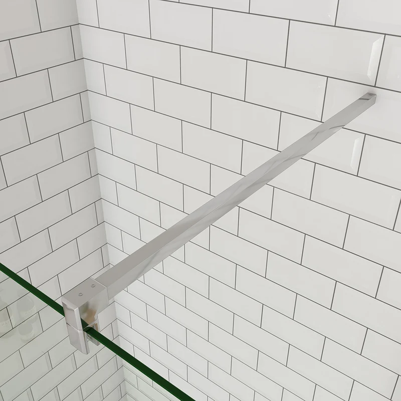 Océan paroi de douche 50-160cm + paroi latérale à l'italienne 50cm avec un retour pivotant et une barre standard 90cm