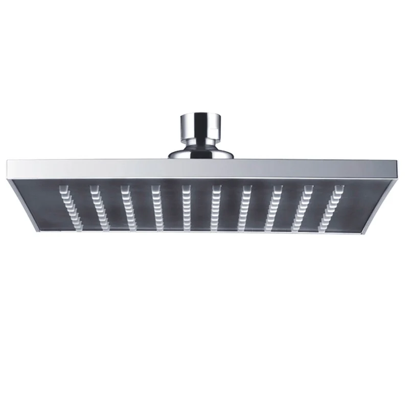 Pommeau de douche haute pression avec jeu de tuyaux, conception turbocompressée, pommeau de douche universel, carré rond 1/3/5 modes de pulvérisation économisant le bain, chromé