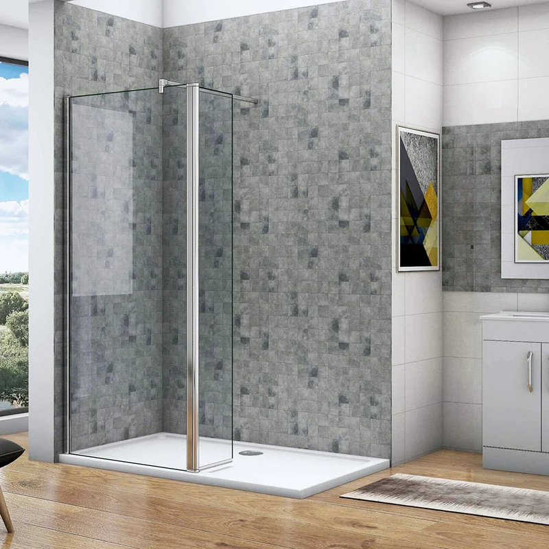 Océan paroi de douche pivotant 50-160cm + paroi latérale à l'italienne 40cm avec un retour