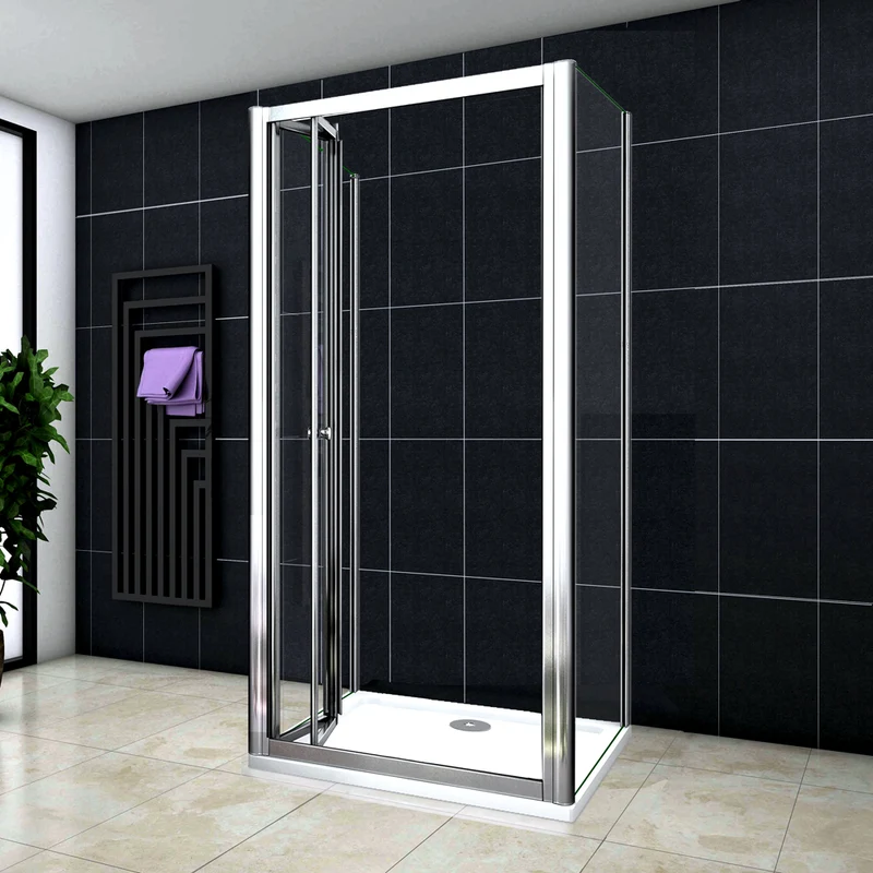 Océan Cabine de douche en U, livré avec 2 paroi fixes