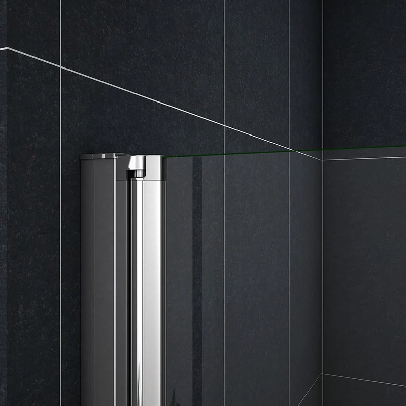 Océan Porte de douche pivotante 185cm porte de douche pilante en verre anti-calcaire