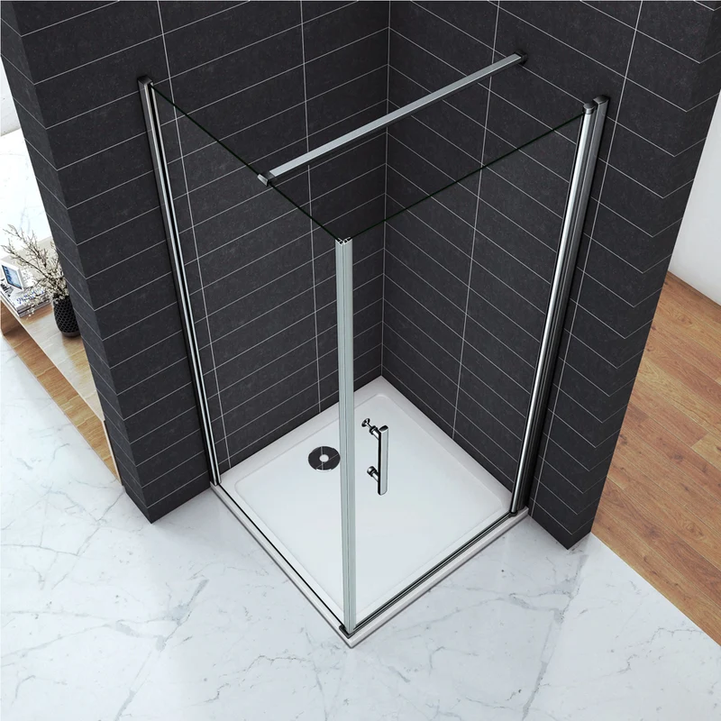 Cabine de douche 187 / 197cm en 6mm verre anticalcaire modèle de Vécoutis