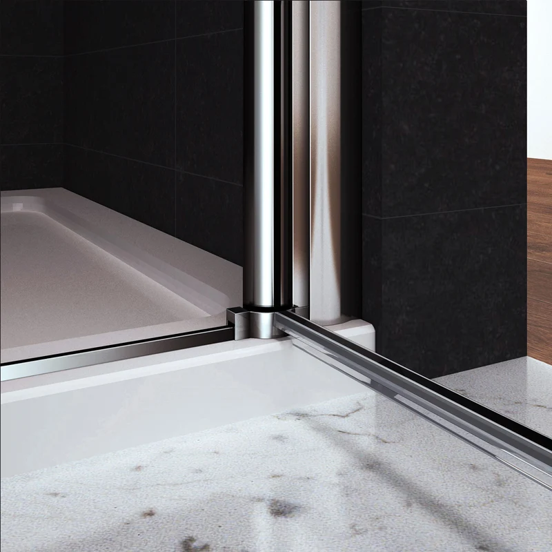 Cabine de douche 187 / 197cm en 6mm verre anticalcaire modèle de Vécoutis