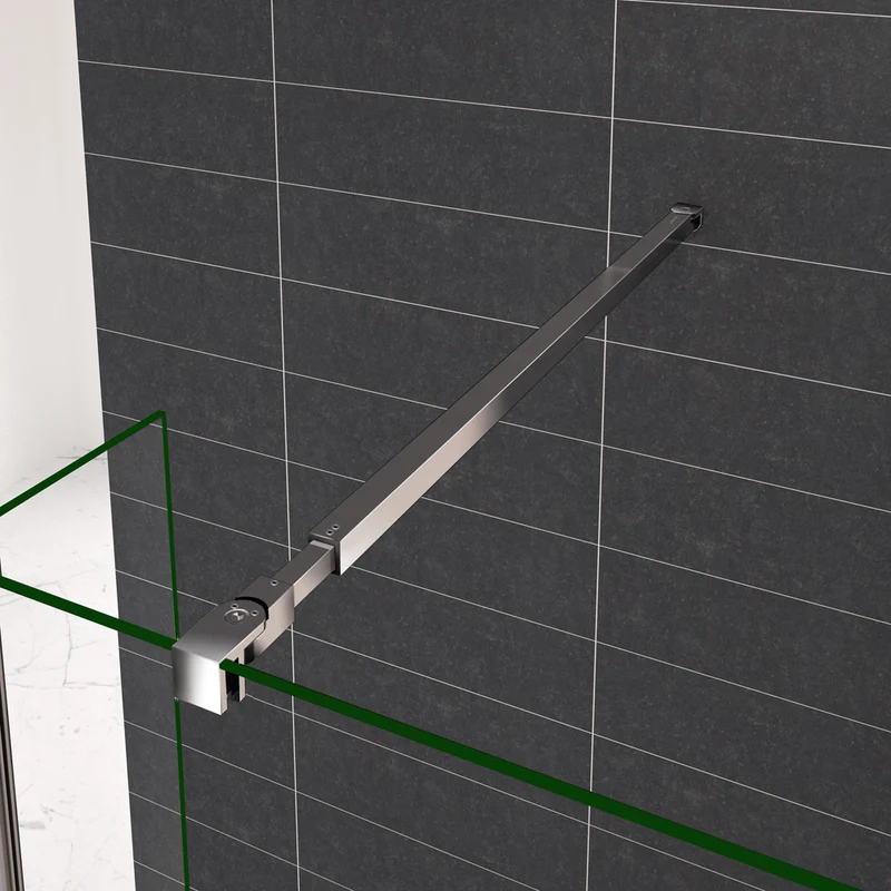 Paroi de douche avec volet pivotant 30x200cm modèle d' Itaroi avec une barre 73-120cm
