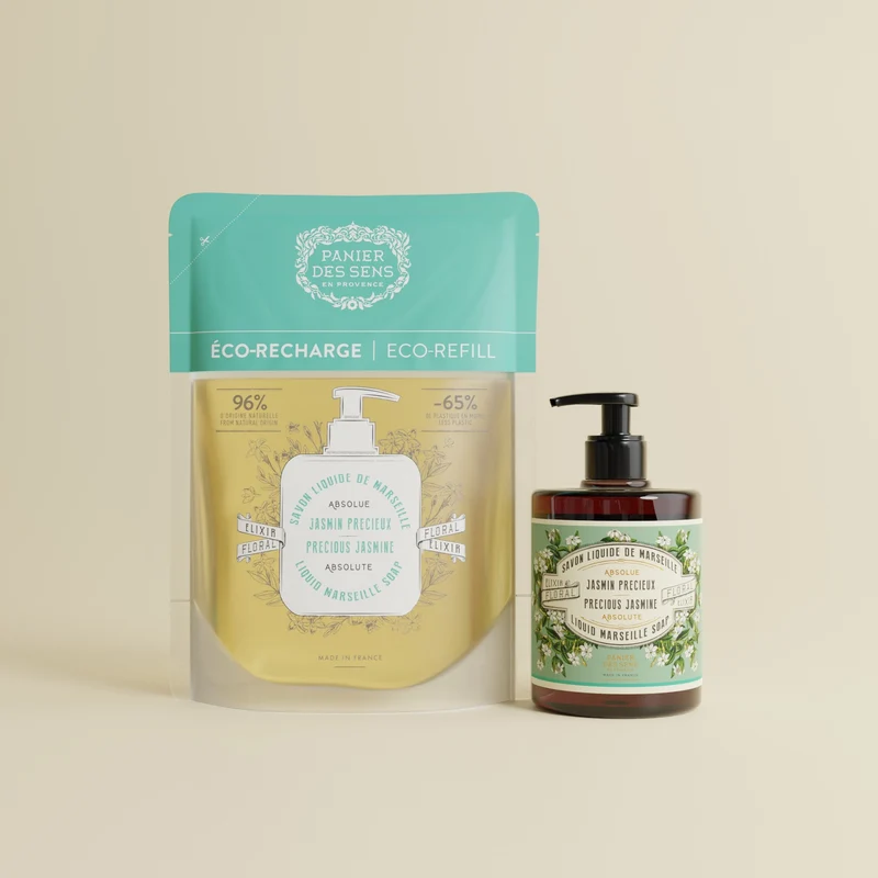Recharge savon liquide de Marseille - Jasmin Précieux 500ml