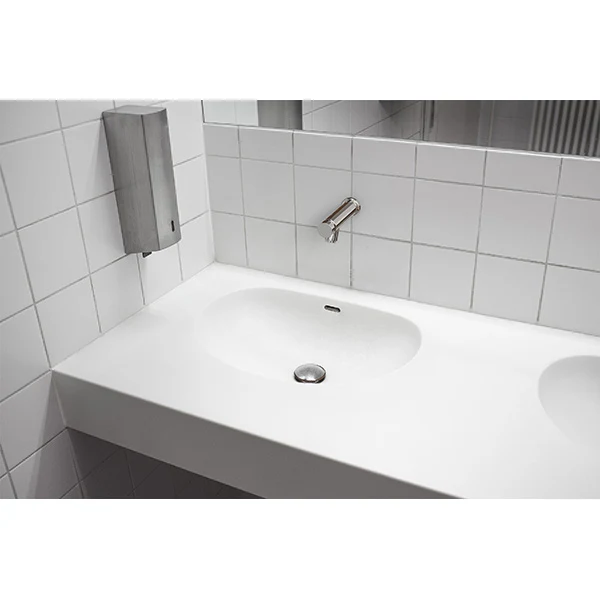 Robinet poussoir temporisé mural - lavabo