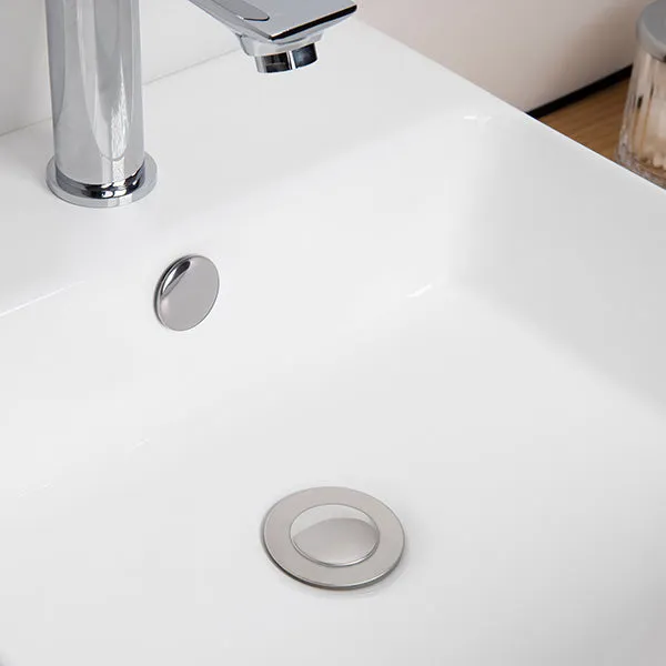 Bonde de lavabo clic clac avec trop plein