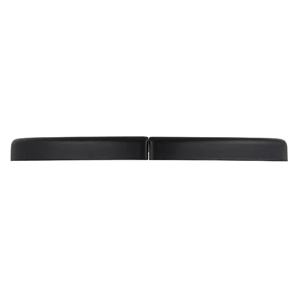 Rosace ronde a agrafes noire (x2)