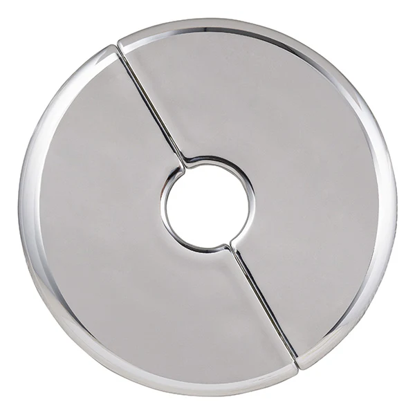 Rosace ronde a agrafes chromé (x2)