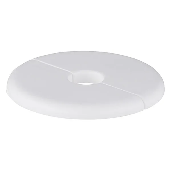 Rosace ronde a agrafes blanc (x2)