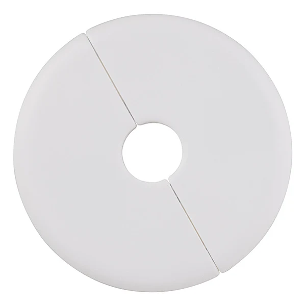 Rosace ronde a agrafes blanc (x2)