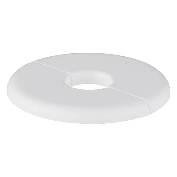 Rosace ronde a agrafes blanc (x2)